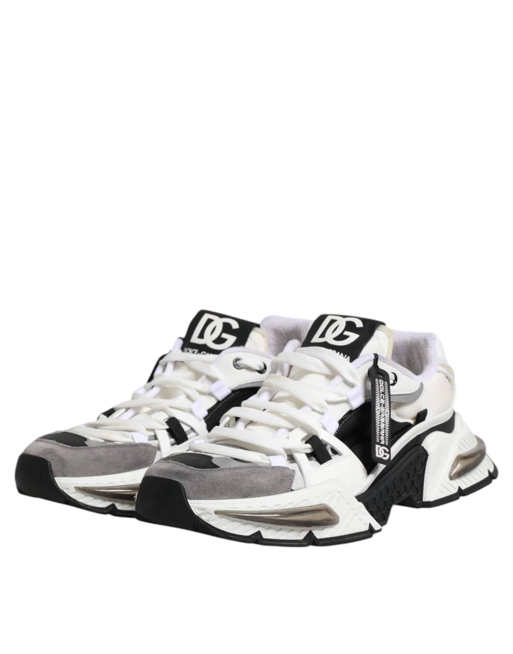 White Black Logo Airmaster Men Sneakers Shoes