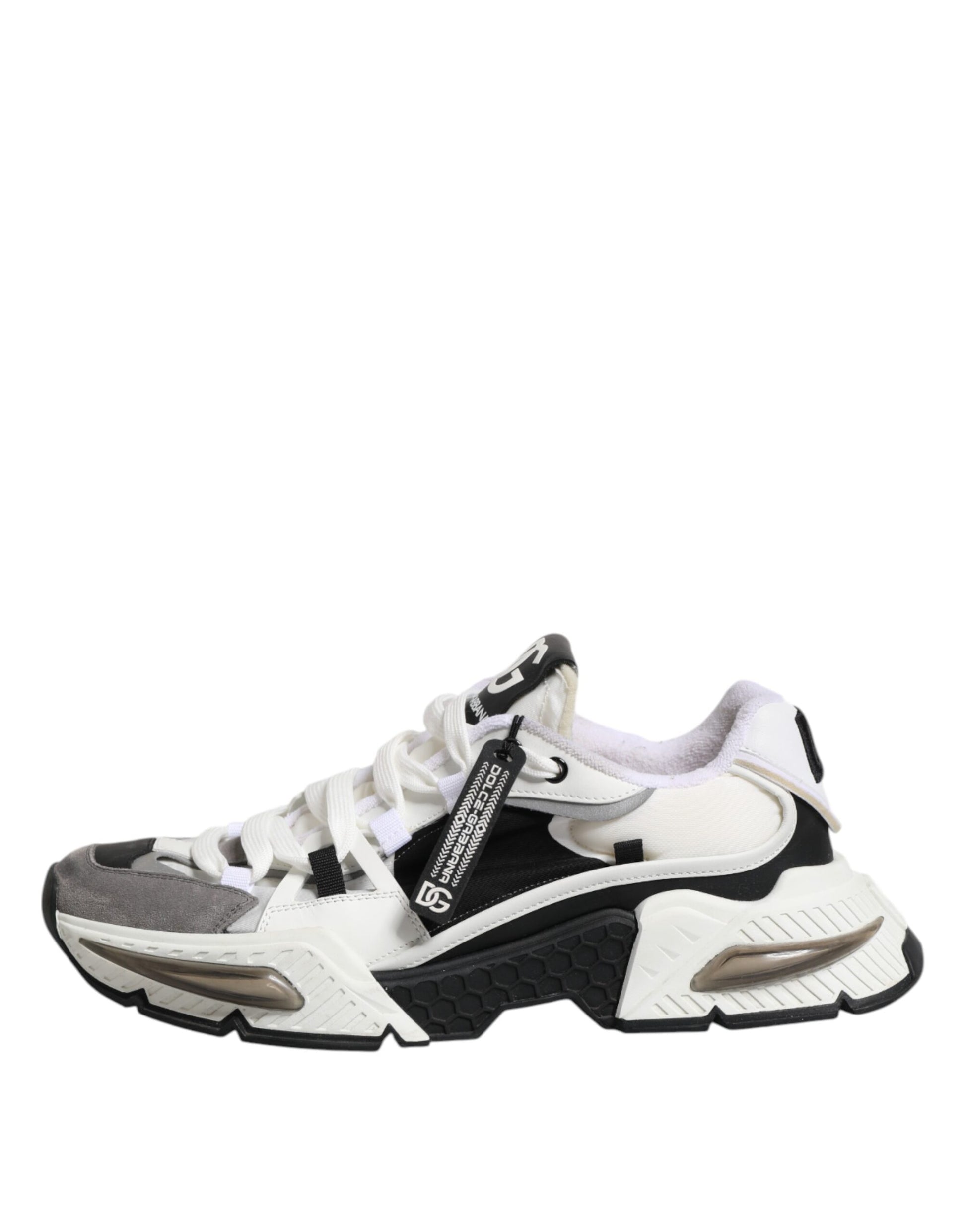 White Black Logo Airmaster Men Sneakers Shoes