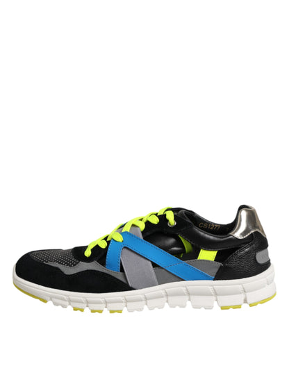 Multicolor Lace Up Low Top Men Sneakers Shoes