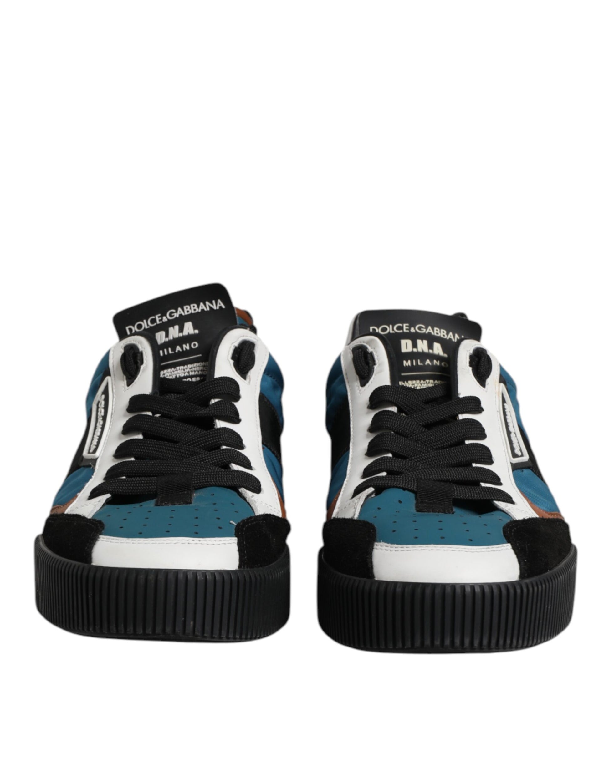 Multicolor Leather Low Top Men Sneakers Shoes