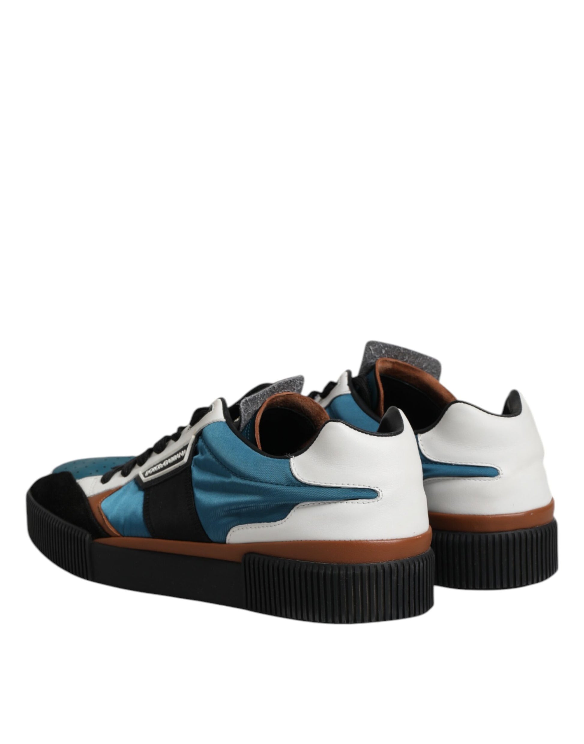 Multicolor Leather Low Top Men Sneakers Shoes