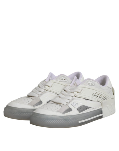 White Low Top DG Embossed Men Sneakers Shoes
