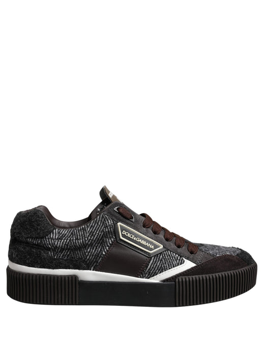 Zapatillas bajas de piel multicolor