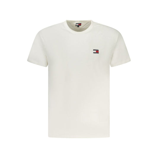 Camiseta blanca de algodón para hombre