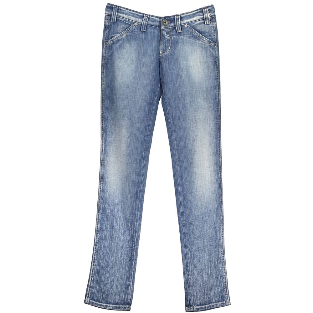Pantalones y vaqueros de algodón azules
