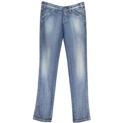 Pantalones y vaqueros de algodón azules