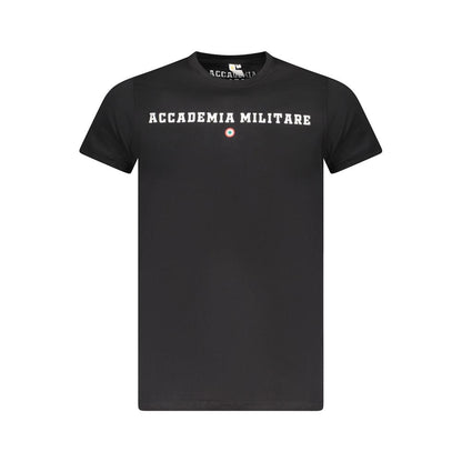 Camiseta negra de algodón