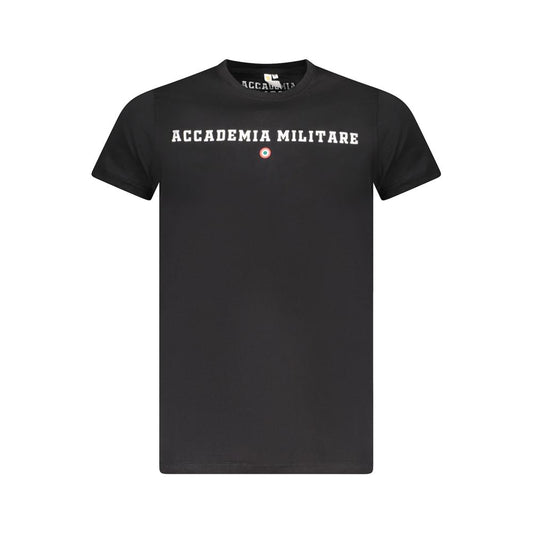 Camiseta negra de algodón