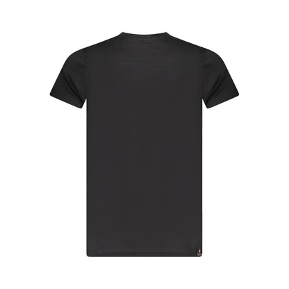 Camiseta negra de algodón