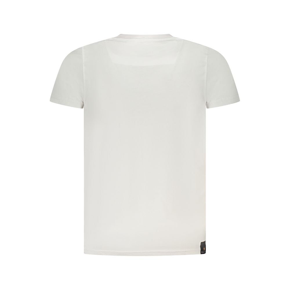 Camiseta blanca de algodón
