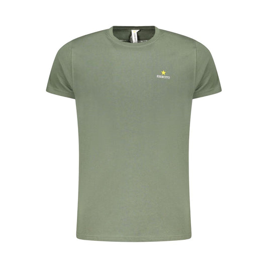 Camiseta verde de algodón