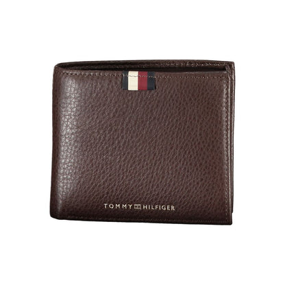 Cartera de piel marrón