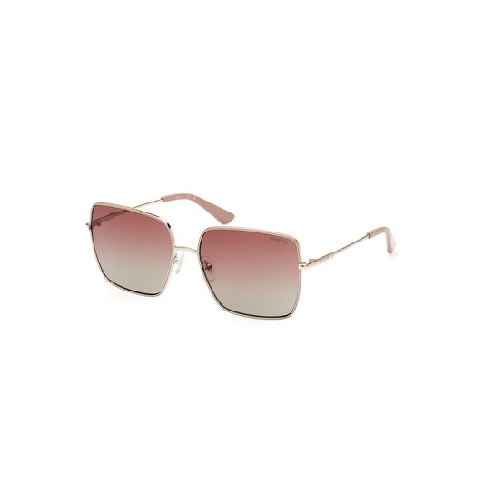 Gafas de sol de metal dorado