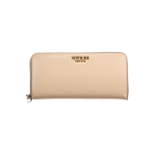 Cartera de polietileno beige