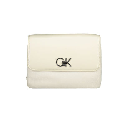 Bolso de poliéster beige