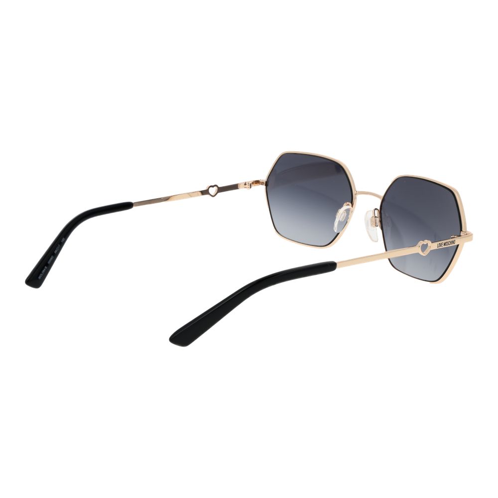 Gafas de sol doradas para mujer