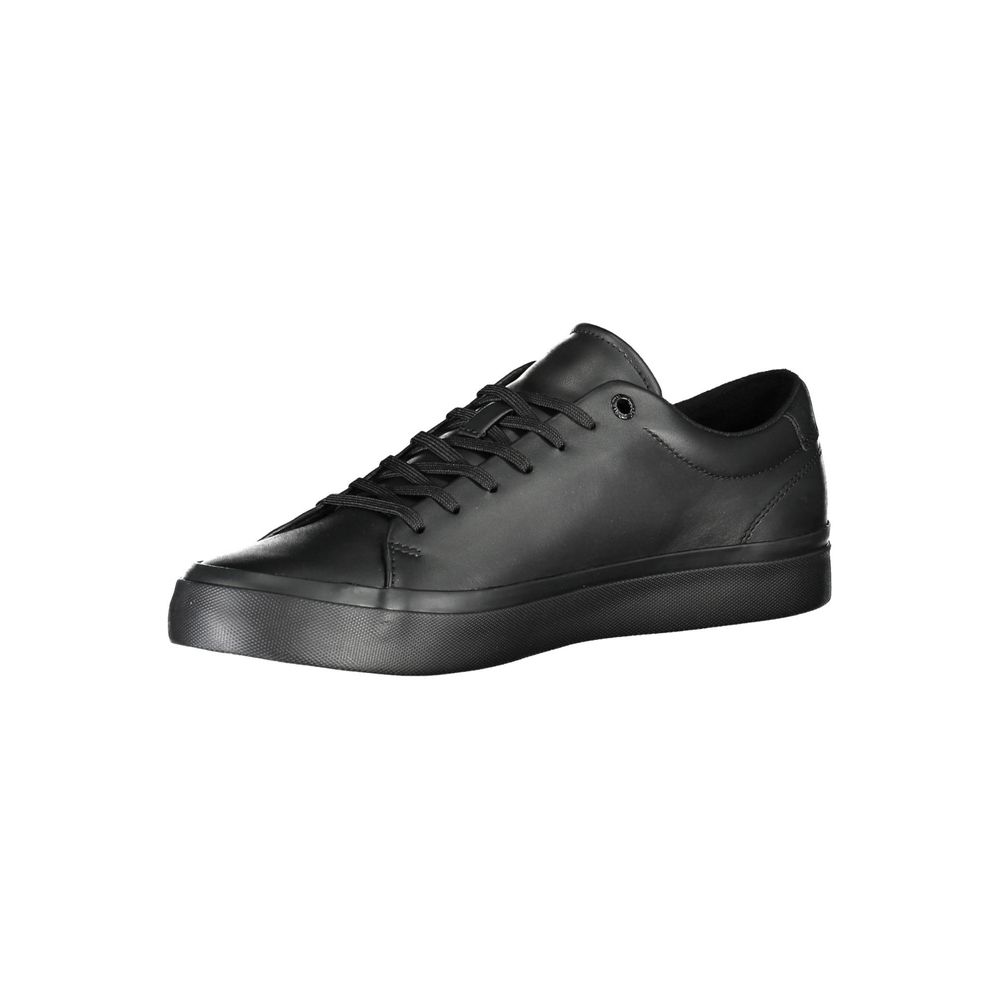 Zapatilla de poliéster negra