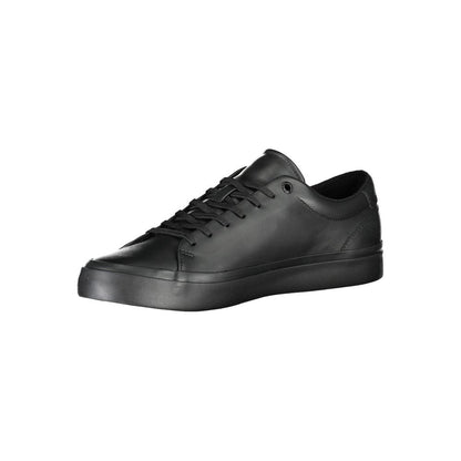 Zapatilla de poliéster negra