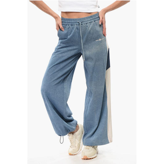 Lounge Fit Denim Pants With Drawstrings