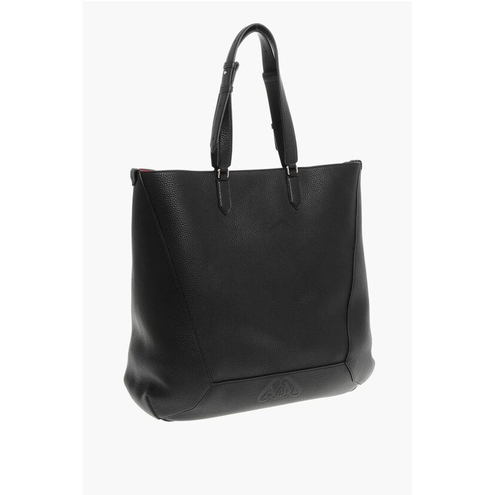 Textured Leather THE EDGE XL Tote Bag