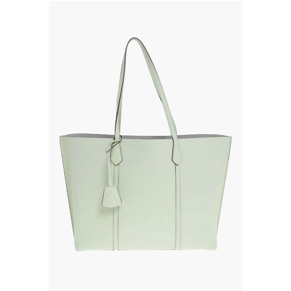 Textured Leather PERRY Tote Bag with 3 Compartments