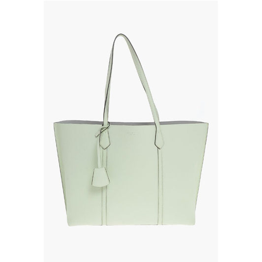 Textured Leather PERRY Tote Bag with 3 Compartments
