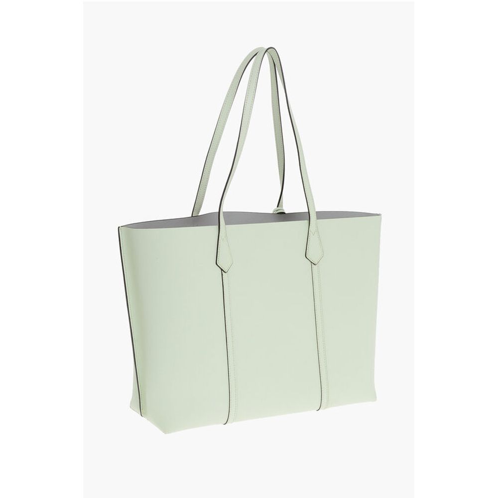 Textured Leather PERRY Tote Bag with 3 Compartments