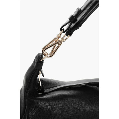 Textured Leather NAHIR Shoulder Bag