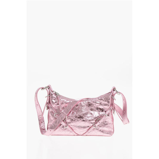 Lamè Leather VOYOU Shoulder Bag