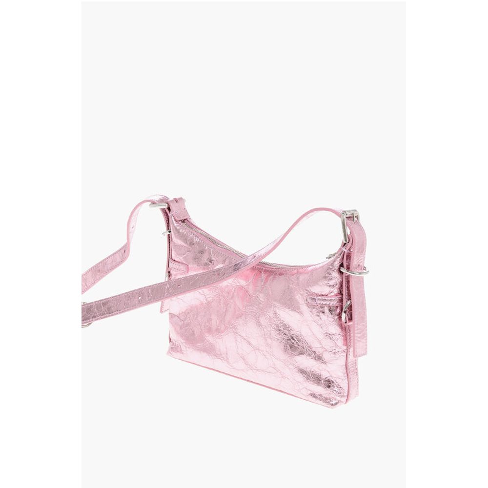 Lamè Leather VOYOU Shoulder Bag