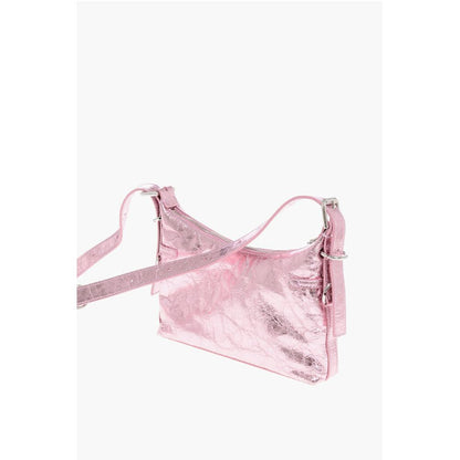 Lamè Leather VOYOU Shoulder Bag