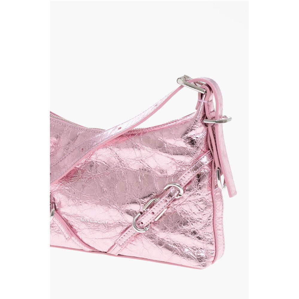 Lamè Leather VOYOU Shoulder Bag