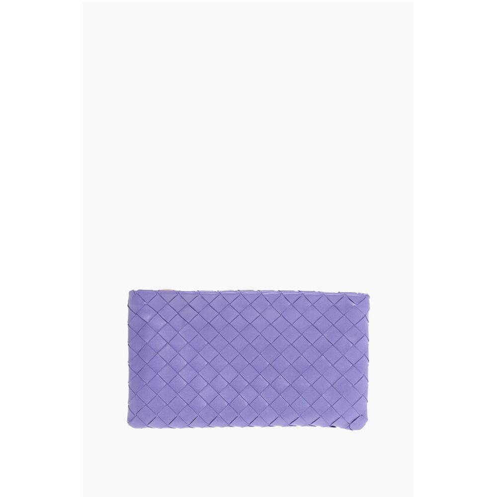 Leather INTRECCIO Clutch with Card Compartment