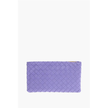 Leather INTRECCIO Clutch with Card Compartment