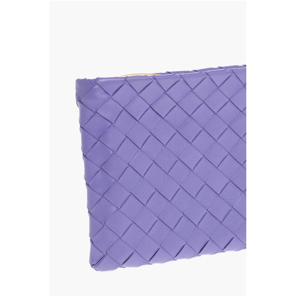 Leather INTRECCIO Clutch with Card Compartment