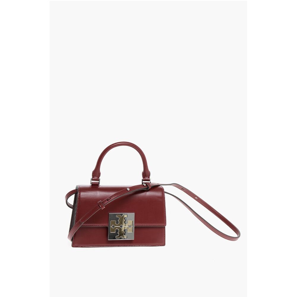 Leather COLORBLOCK Handbag with Logo