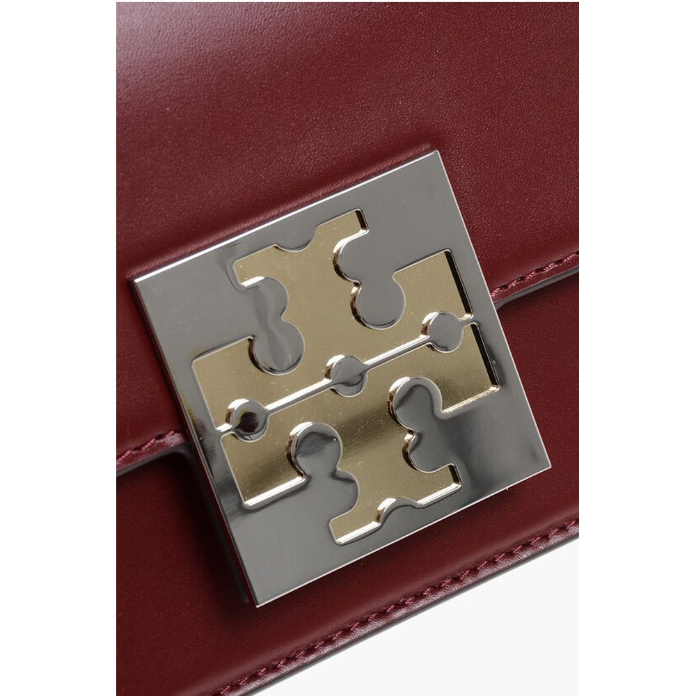 Leather COLORBLOCK Handbag with Logo