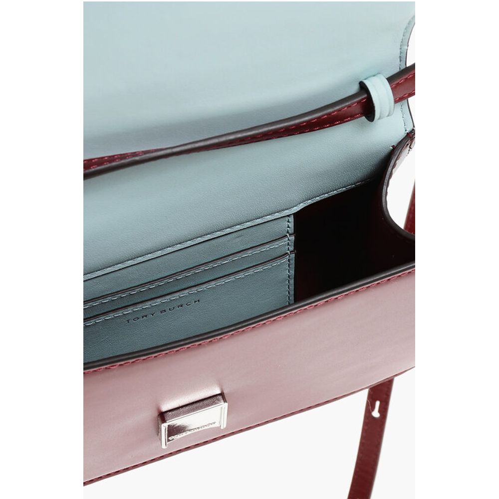 Leather COLORBLOCK Handbag with Logo