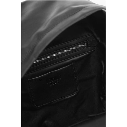 Nylon Backpack with Logoed Outer Pocket