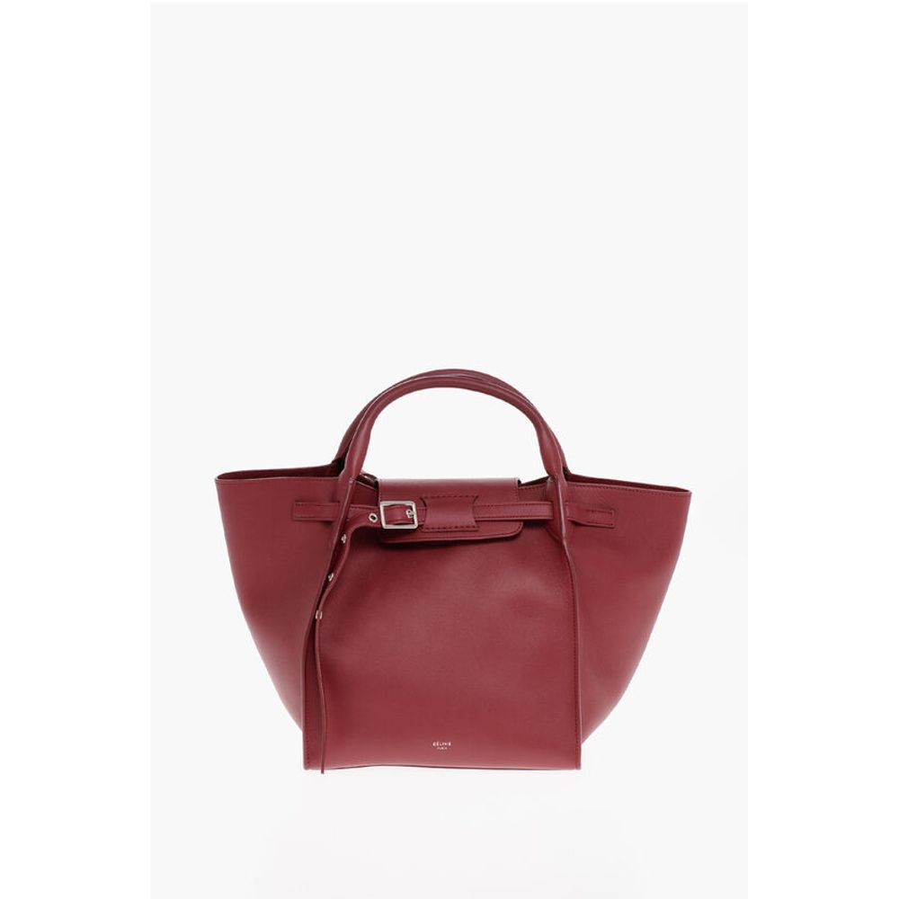 Leather Tote Bag with Removable Shoulder Strap