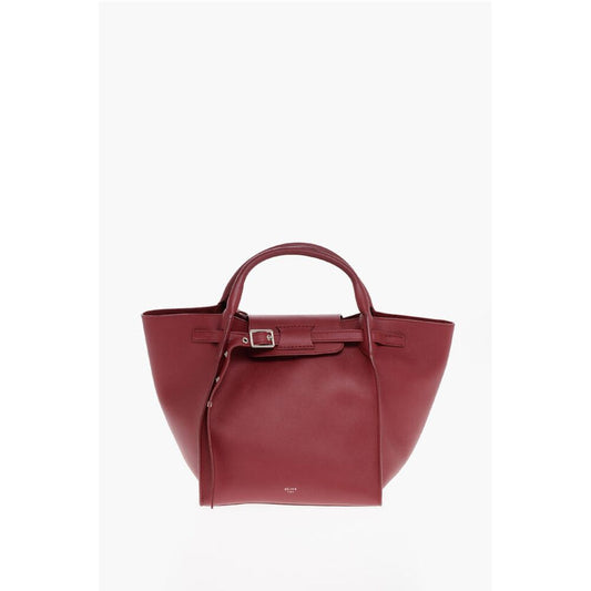 Leather Tote Bag with Removable Shoulder Strap