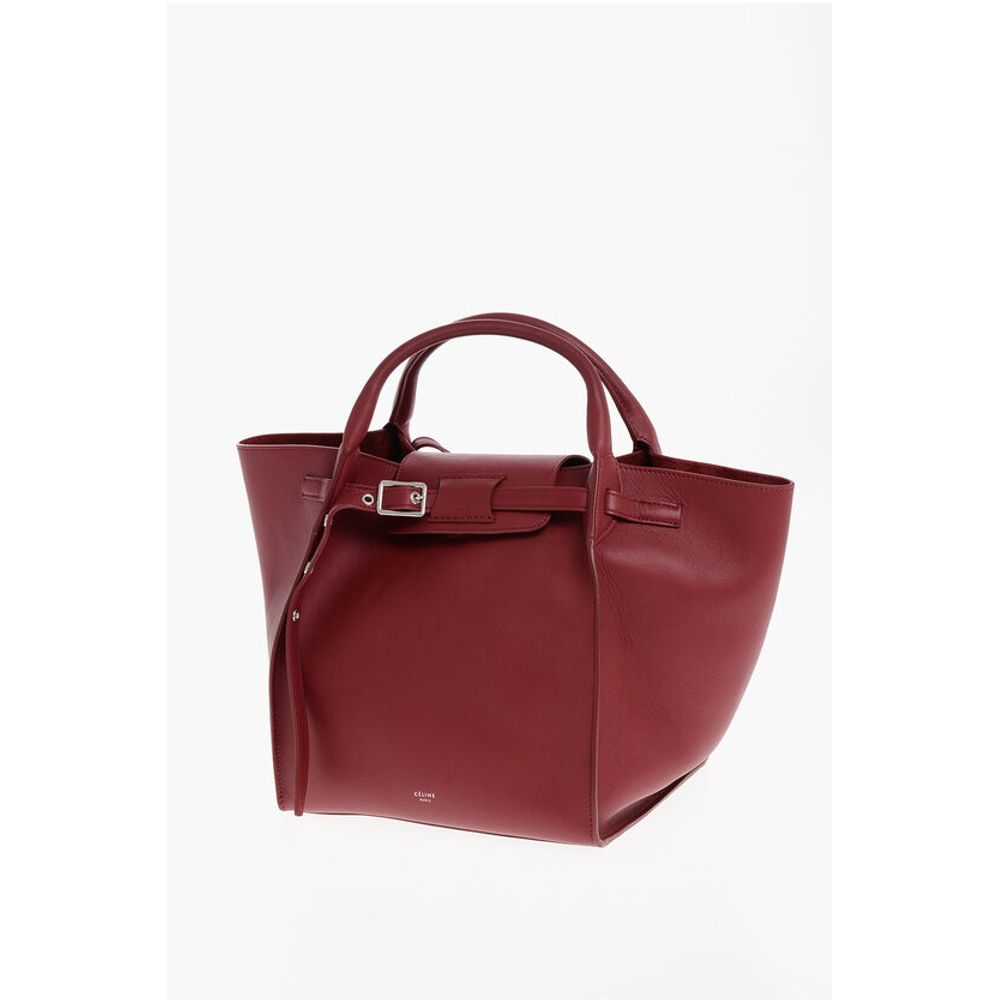 Leather Tote Bag with Removable Shoulder Strap