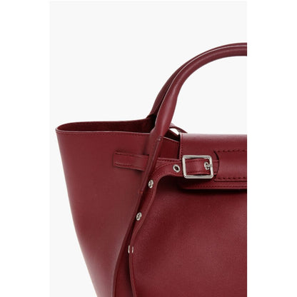 Leather Tote Bag with Removable Shoulder Strap