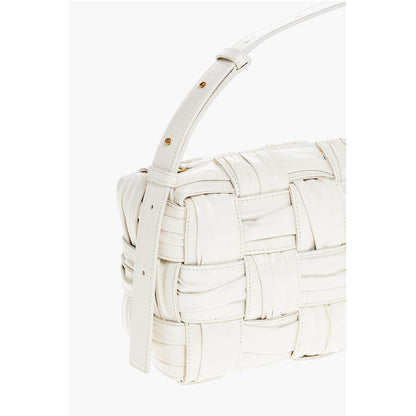Zipped Closure INTRECCIO PLISSÈ Shoulder Bag
