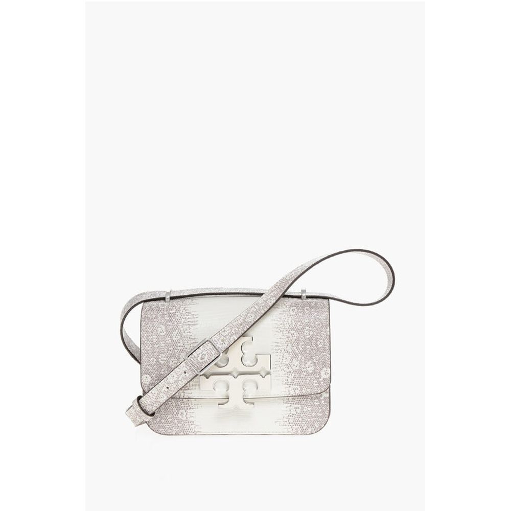 Lizard Effect ELEANOR Leather Shoulder Bag