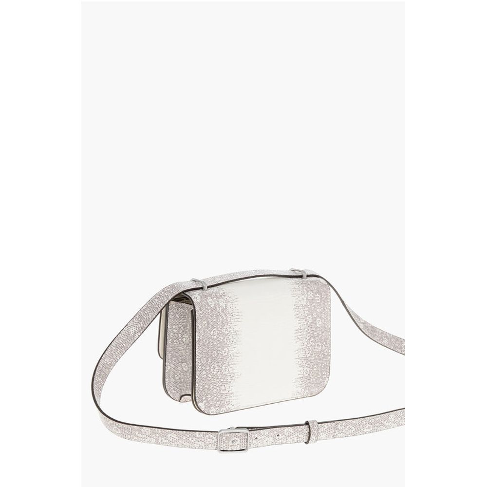 Lizard Effect ELEANOR Leather Shoulder Bag
