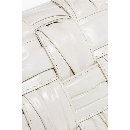 Zipped Closure INTRECCIO PLISSÈ Shoulder Bag