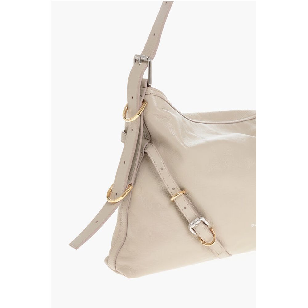 Brushed Leather VOYOU Shoulder Bag