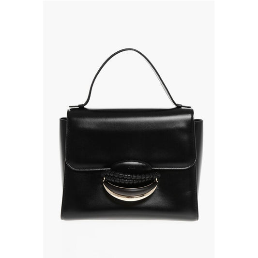 Leather KATTIE Handbag with Removable Shoulder Strap