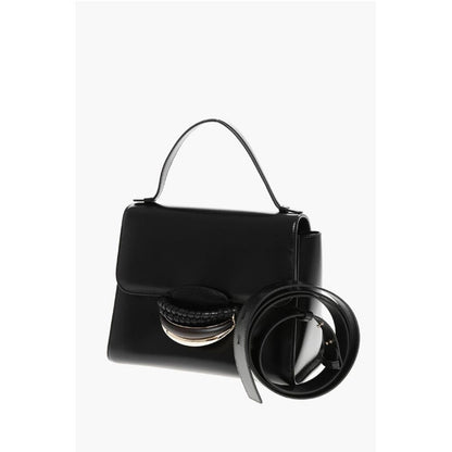 Leather KATTIE Handbag with Removable Shoulder Strap